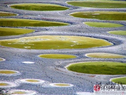 絕美奇觀：加拿大神秘斑點(diǎn)湖(組圖)