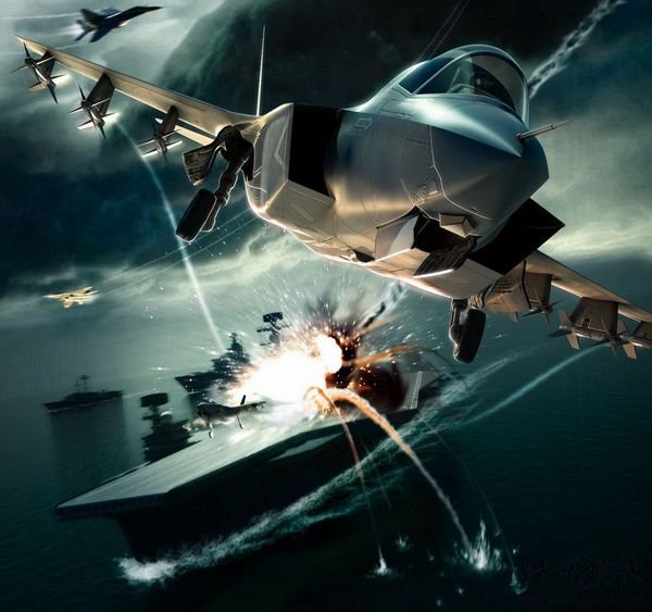 美軍航母被我DF21C反艦彈道導(dǎo)彈擊中瞬間