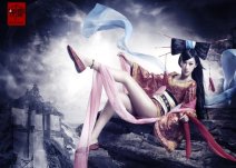 名模古晨代言網(wǎng)絡(luò)游戲《聊個齋》扮演妖媚聶小倩