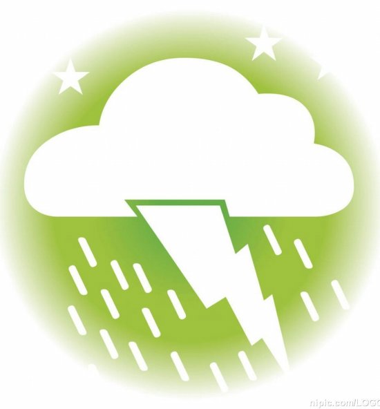 天氣預(yù)報(bào)雷陣雨標(biāo)志
