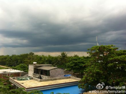 海南部分縣市遭暴雨 未來三天多降水需加強(qiáng)防范