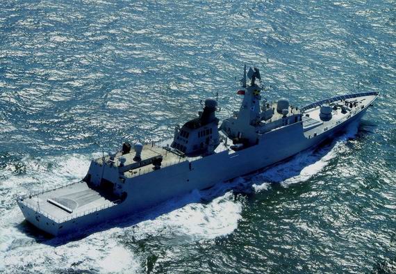 中國護衛(wèi)艦抵達釣魚島