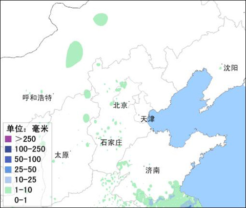 內(nèi)蒙古山西河北北京今晨出現(xiàn)降雪