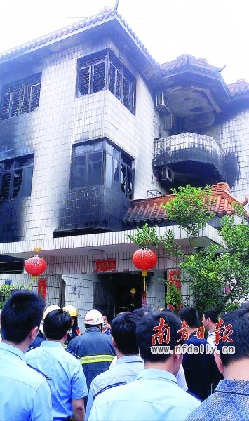 東莞虎門龍泉小區火災
