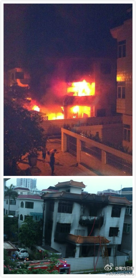 東莞虎門龍泉小區火災