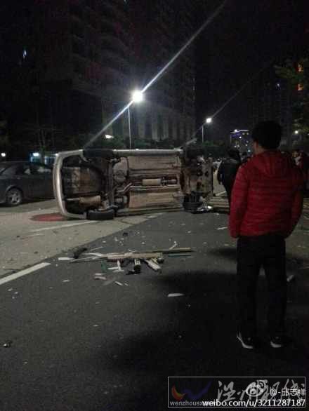 惠州面包車(chē)側(cè)翻事故