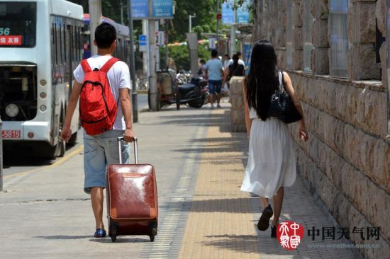 鄭州入夏后迎來高溫日，5月20日最高溫36.5℃。