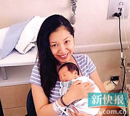 侯湘婷在美國(guó)產(chǎn)女照片
