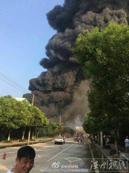 水閣經濟開發區一化工廠發生爆炸