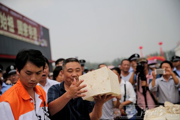 安徽淮南豆腐文化節(jié)的超級豆腐