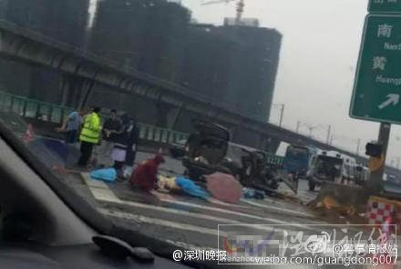 廣珠高速中山段發(fā)生慘烈車禍