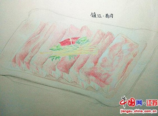 手繪江蘇美食走紅
