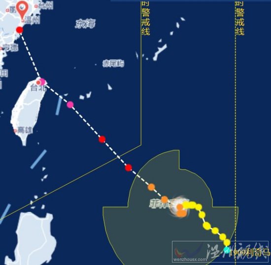 臺(tái)風(fēng)利奇馬登陸溫州嗎