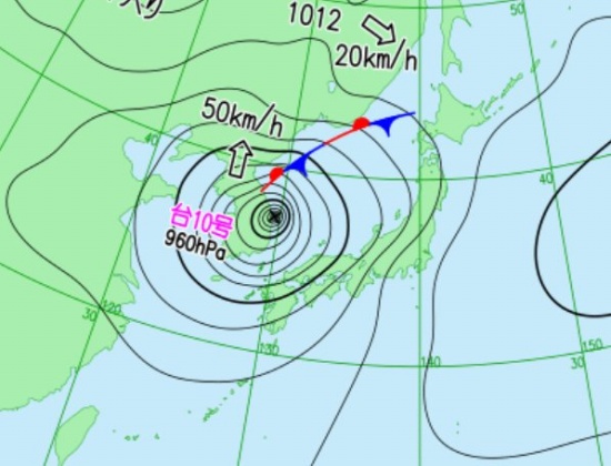 強臺風海神襲擊日本