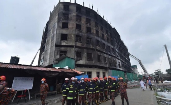 孟加拉工廠火災(zāi)造成52人死亡