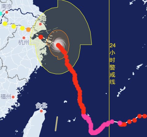 臺(tái)風(fēng)煙花將登陸